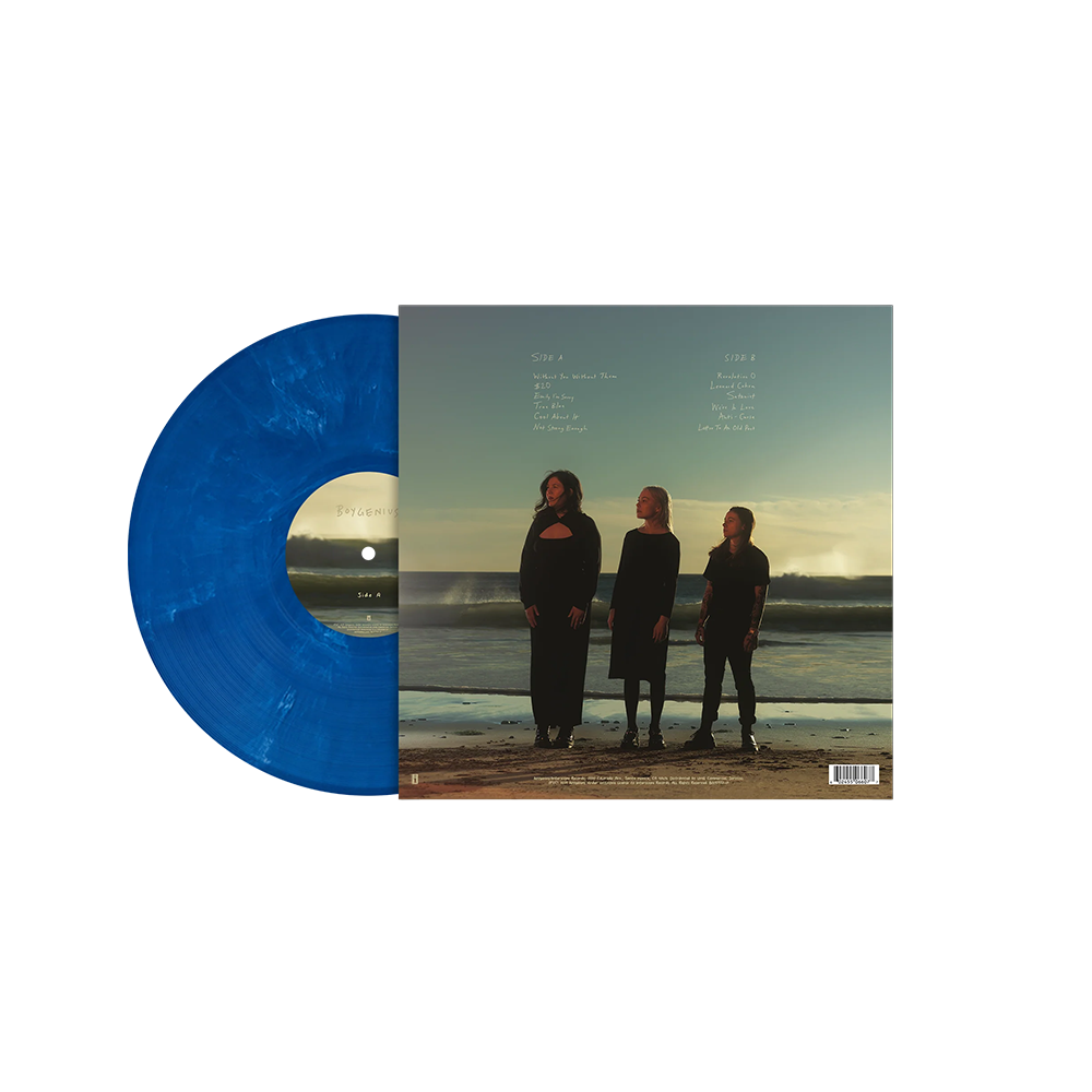 the record Vinyl LP [Band-Exclusive Blue Vinyl] – boygenius Official