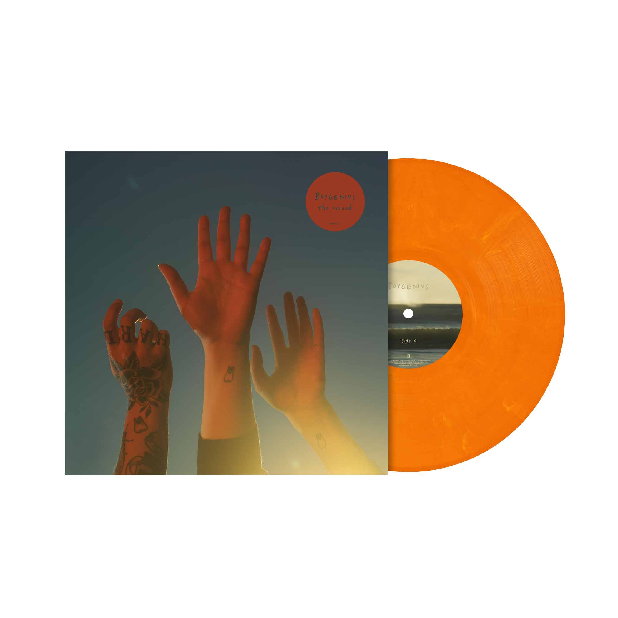 the record (orange swirl vinyl)
