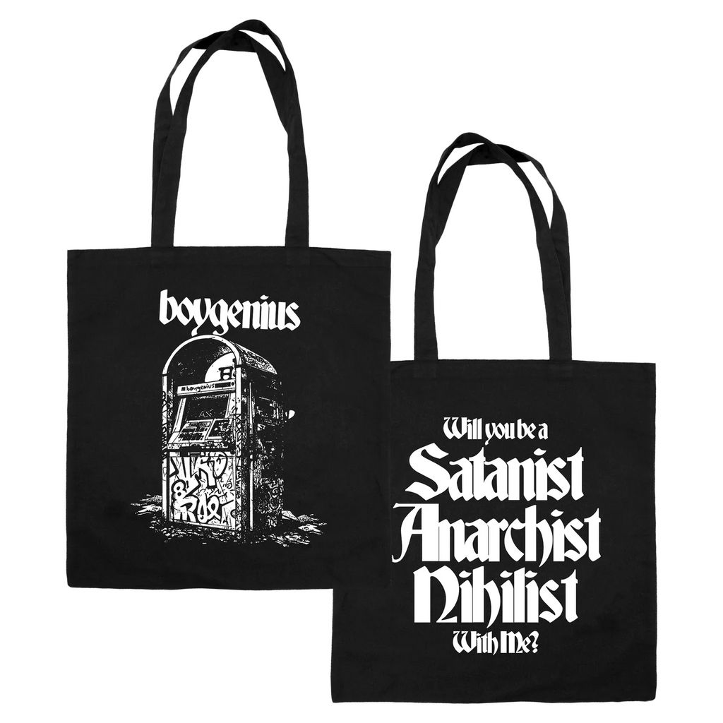 Satanist Tote Front + Back